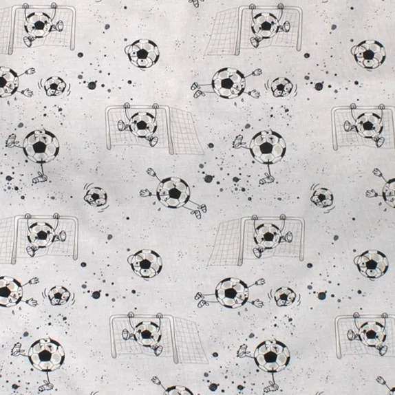 Dimcol Σεντόνι Λίκνου 80x110 Football 520 Grey
