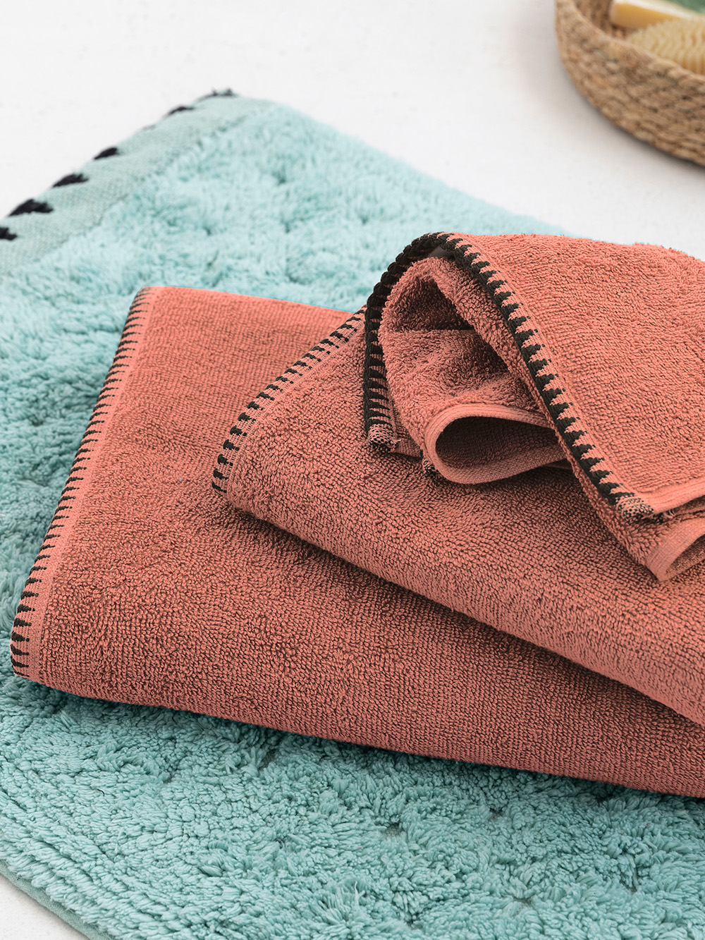 Palamaiki Σετ Πετσέτες 3 Τμχ. 30x50, 50x90, 70x140 Brooklyn Brick - Image 3