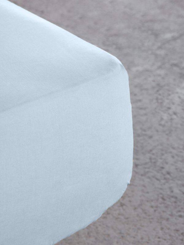 Nima Home Σεντόνι King Size Με Λάστιχο 180x200+32 Primal Blue - Image 4