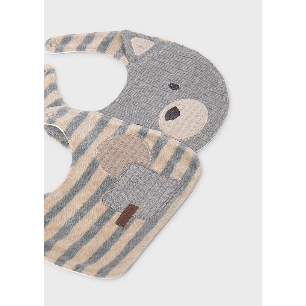 Mayoral Σαλιάρες Σετ 2 Τμχ. 9951 Bear Γκρι 03Μηνών - Image 2