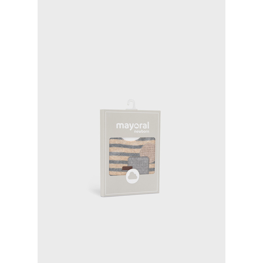 Mayoral Σαλιάρες Σετ 2 Τμχ. 9951 Bear Γκρι 03Μηνών - Image 3