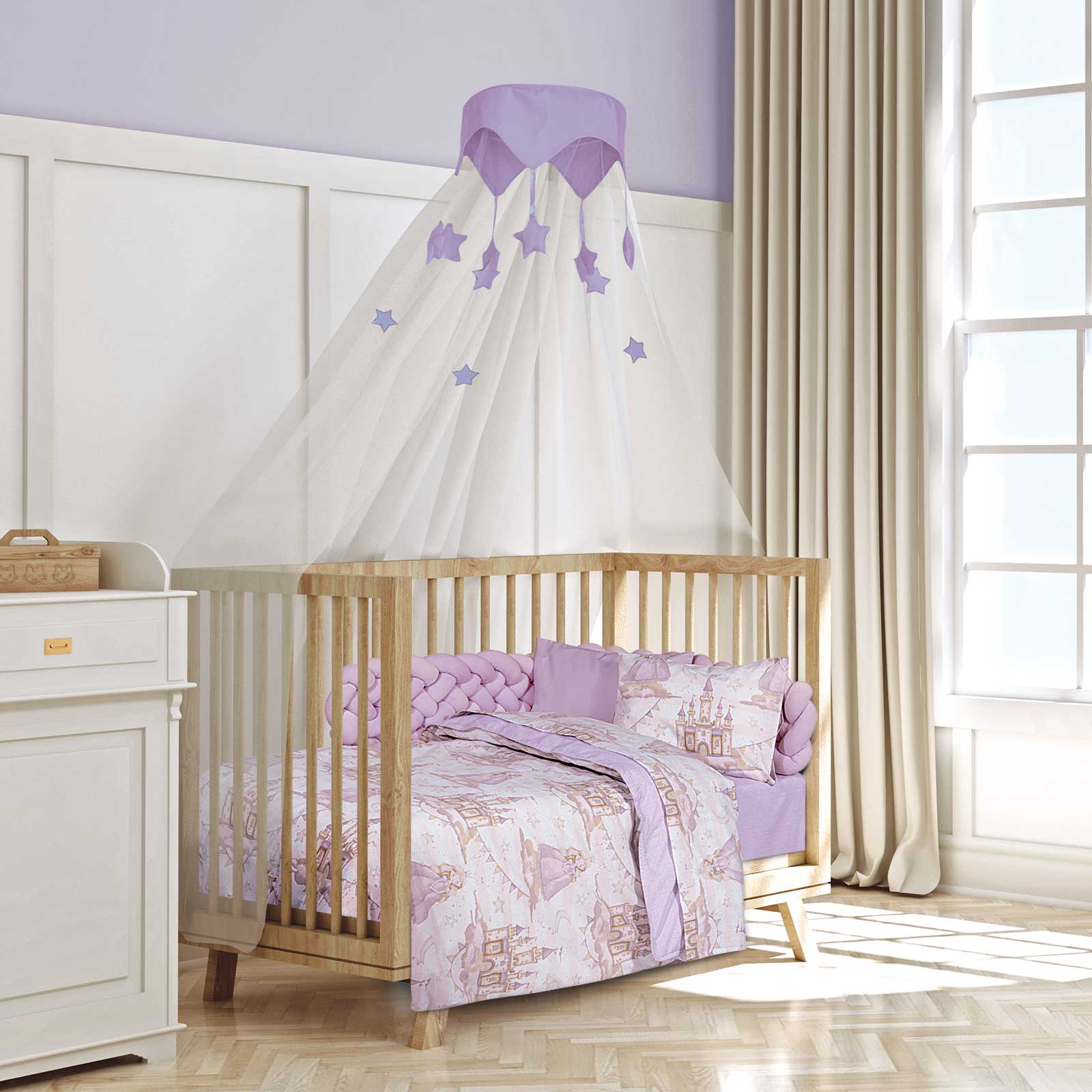 Greenwich Polo Club Σετ Σεντόνια Κούνιας 130x170 8862 - Image 3