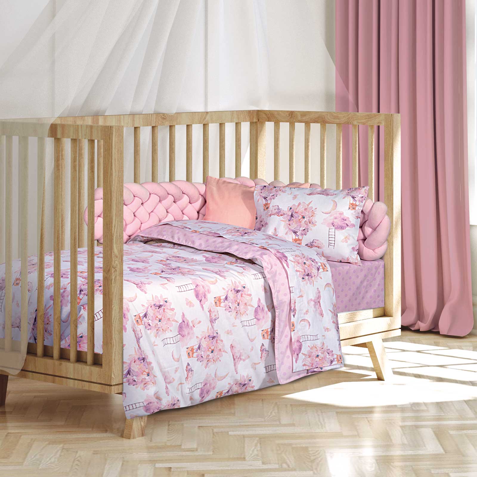 Greenwich Polo Club Σετ Σεντόνια Κούνιας 130x170 8864 - Image 2