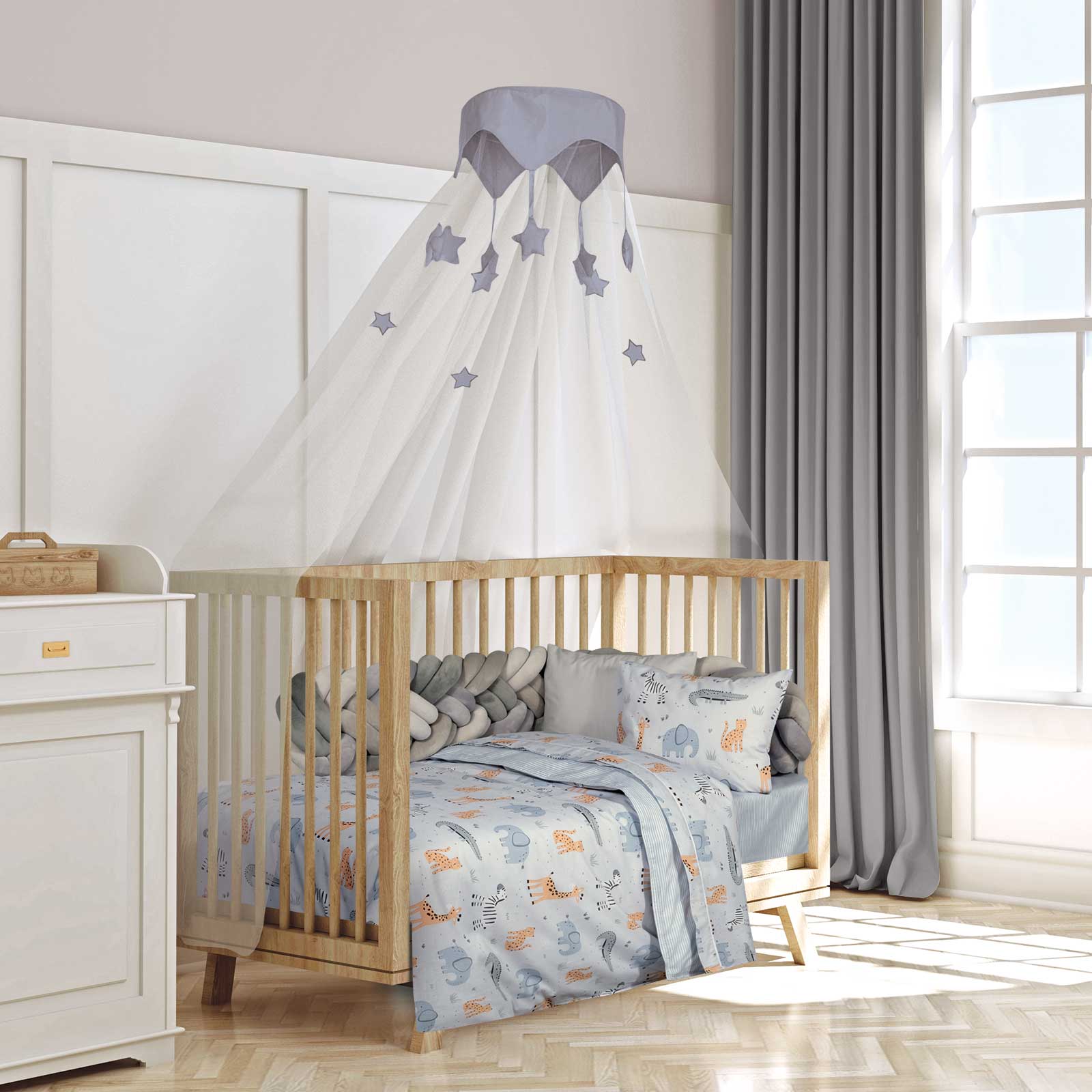 Greenwich Polo Club Σετ Σεντόνια Κούνιας 130x170 8867 - Image 3