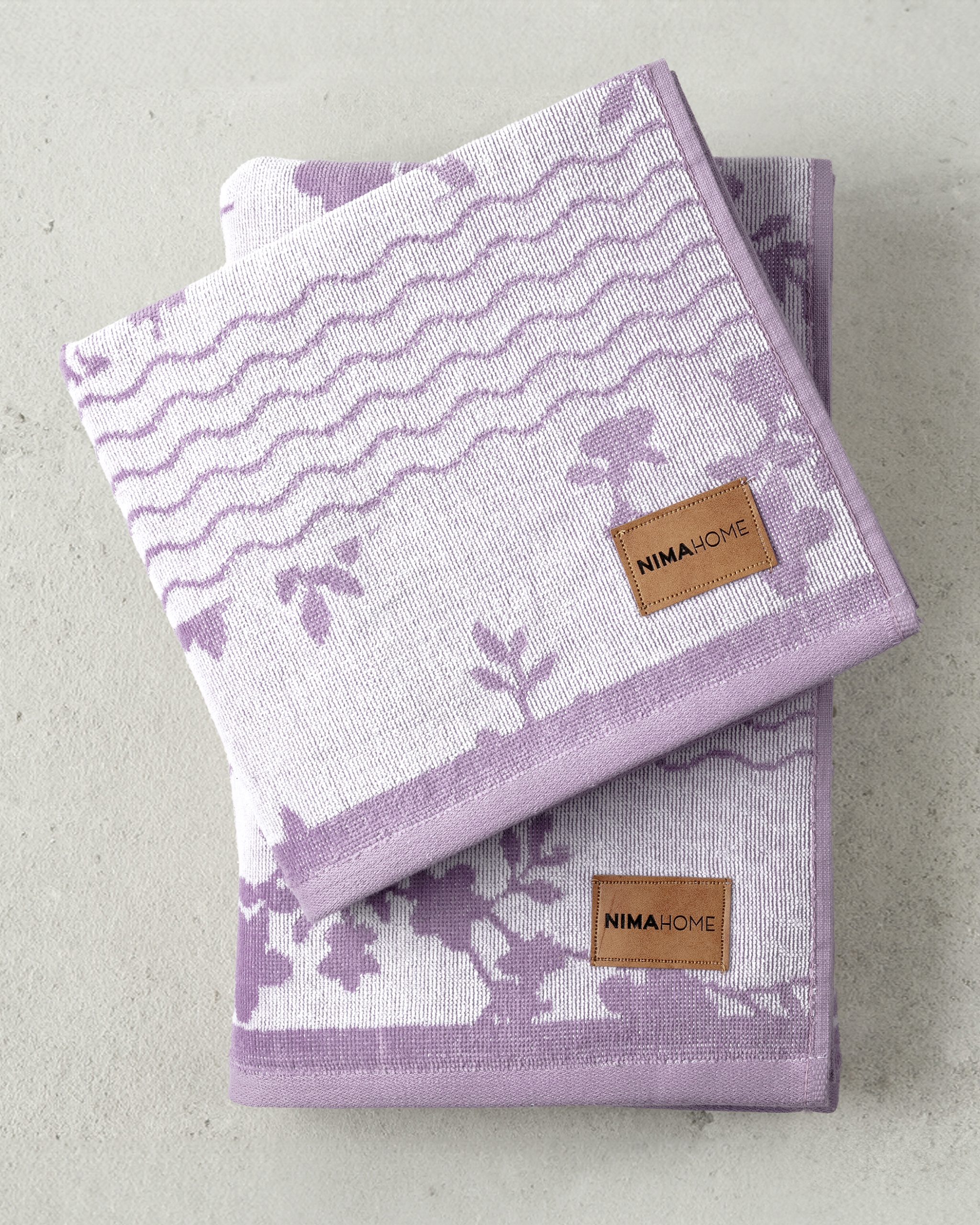 Nima Home Σετ Πετσέτες 2 Τμχ. Προσώπου 50x90 Σώματος 70x140 Laureen