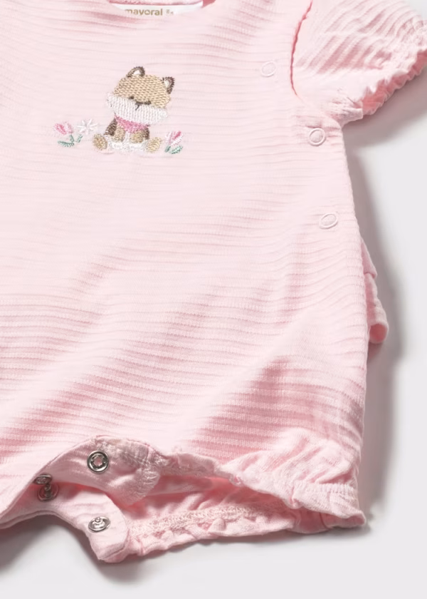 Mayoral Σετ 2 Φορμάκια Κοντά Νεογέννητο 093 Rosa Baby 1705 - Image 4