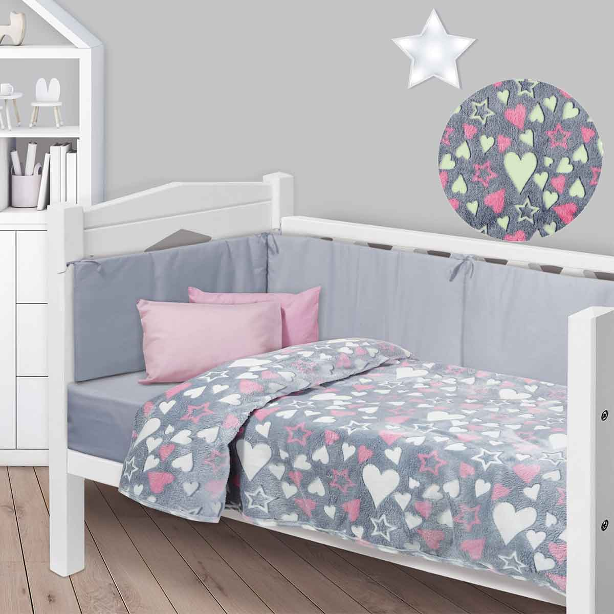 Das Baby Κουβέρτα Fleece Αγκαλιάς 110x150 Relax 4772