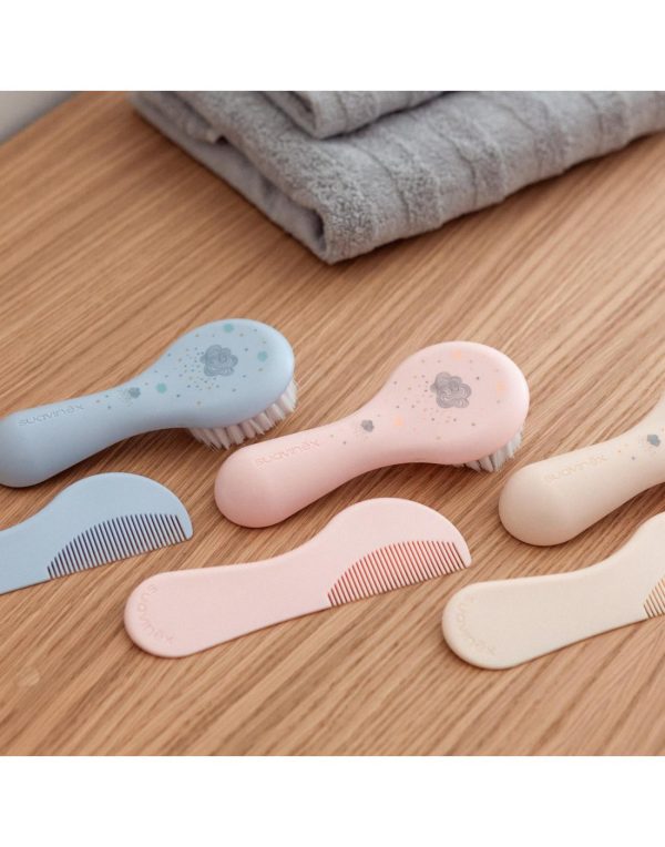 Suavinex Σετ Βρεφική Βούρτσα & Χτένα Pink - Image 7