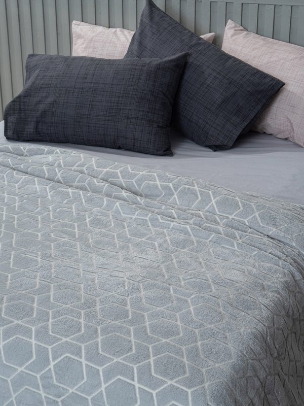 Palamaiki Κουβέρτα Fleese Υπέρδιπλη 220x240 Luminous Dune - Image 7