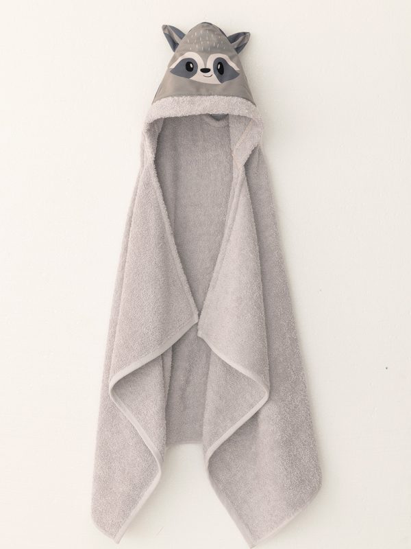 Palamaiki Παιδικό Πόντσο 70x120 Racoon - Image 4