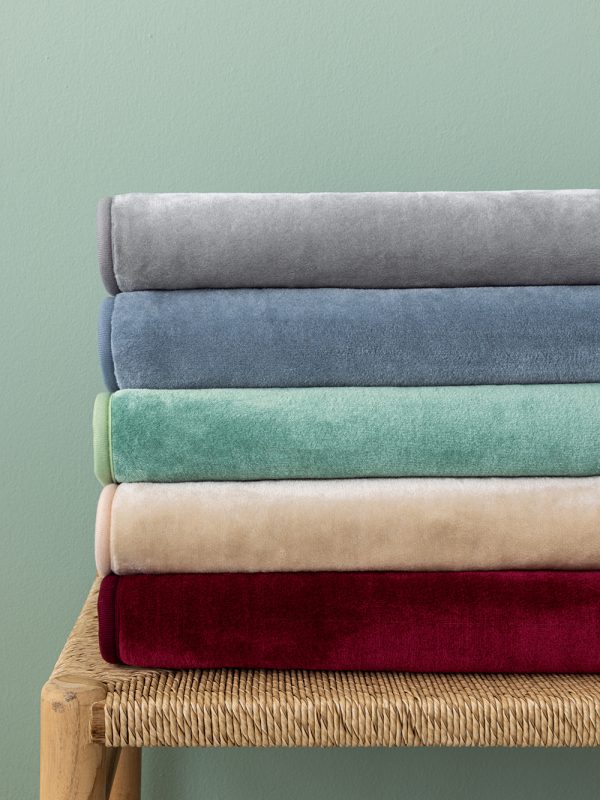 Palamaiki Κουβέρτα Βελουτέ Υπέρδιπλη 220x220 Dream Velour/3 Ash - Image 4