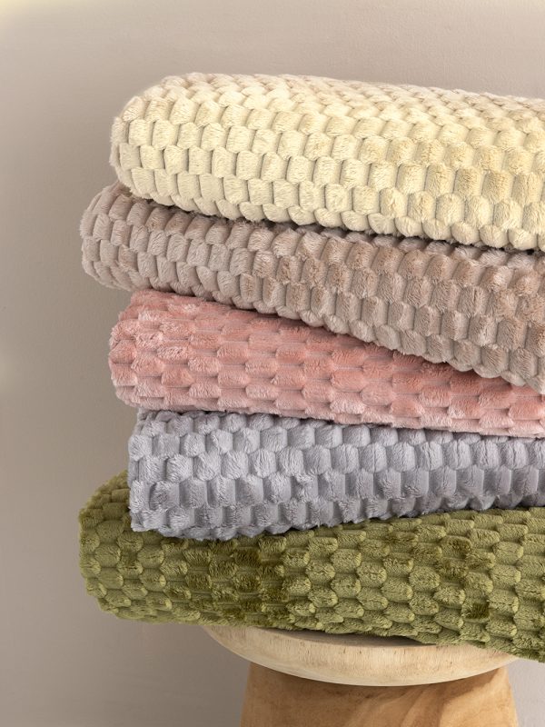 Palamaiki Κουβέρτα Fleese Υπέρδιπλη 220x240 Aster Rose - Image 4