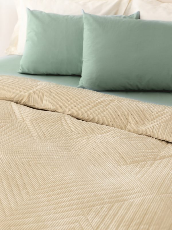 Palamaiki Κουβερλί Υπέρδιπλο 220x240 Dizza Vanilla - Image 9