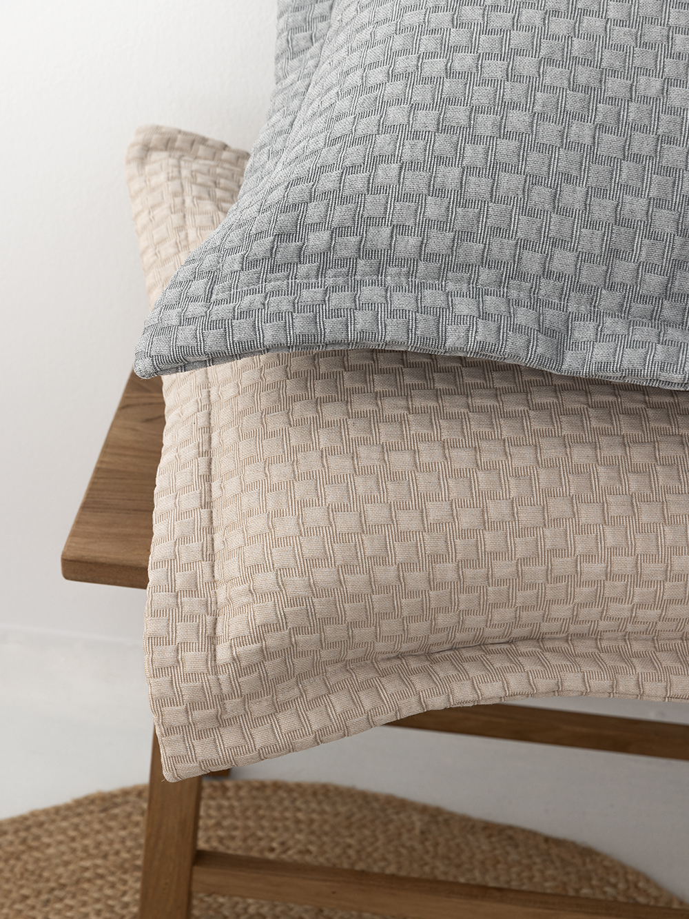 Palamaiki Ζεύγος Μαξιλαροθήκες Διακοσμητικές Ύπνου 50x70 Daphne Beige