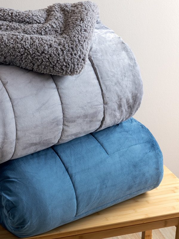 Palamaiki Κουβερτοπάπλωμα Υπέρδιπλο 220x240 Mono Ash - Image 4