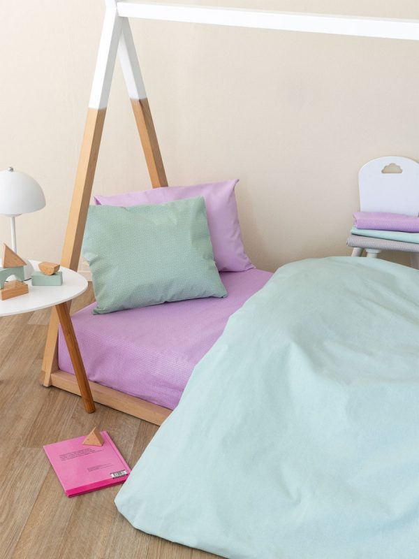 Palamaiki Σεντόνι Κούνιας Με Λάστιχο 70x140+20 Etoile/2 Mint - Image 4