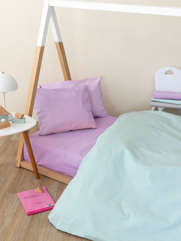 Palamaiki Σεντόνι Κούνιας Με Λάστιχο 70x140+20 Totem Lilac - Image 5