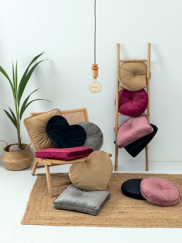 Palamaiki Διακοσμητικό Μαξιλάρι Δ 30 Vf803 Bordeaux - Image 5