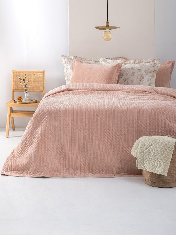 Palamaiki Κουβερλί Υπέρδιπλο 220x240 Dizza Rose - Image 7