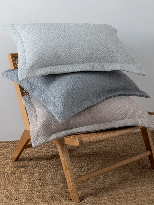 Palamaiki Ζεύγος Μαξιλαροθήκες Διακοσμητικές 50x70 Zoe Grey - Image 4