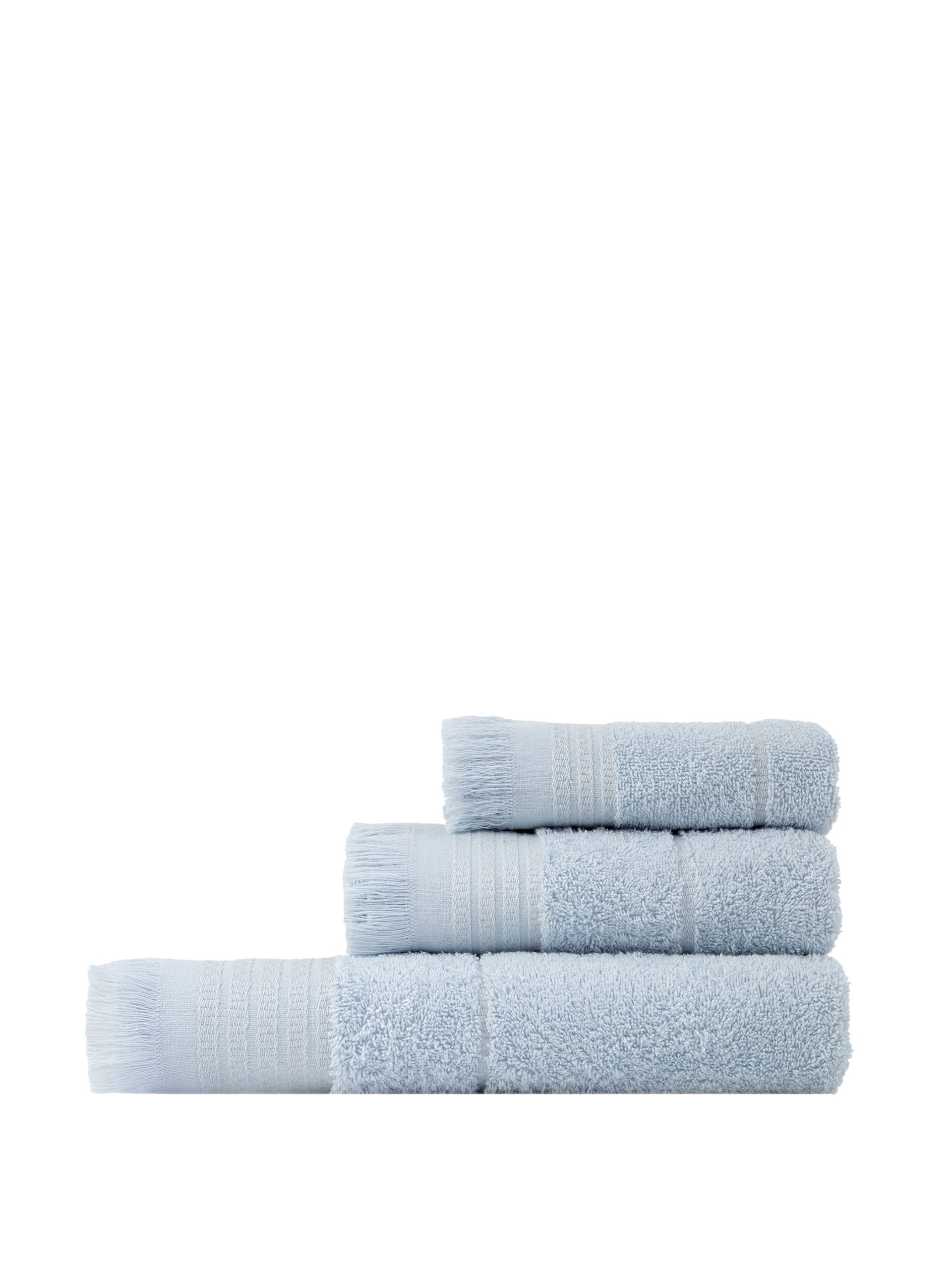 Nima Home Σετ Πετσέτες 3 Τμχ. 30x50 50x90 70x140 Plush Light Blue