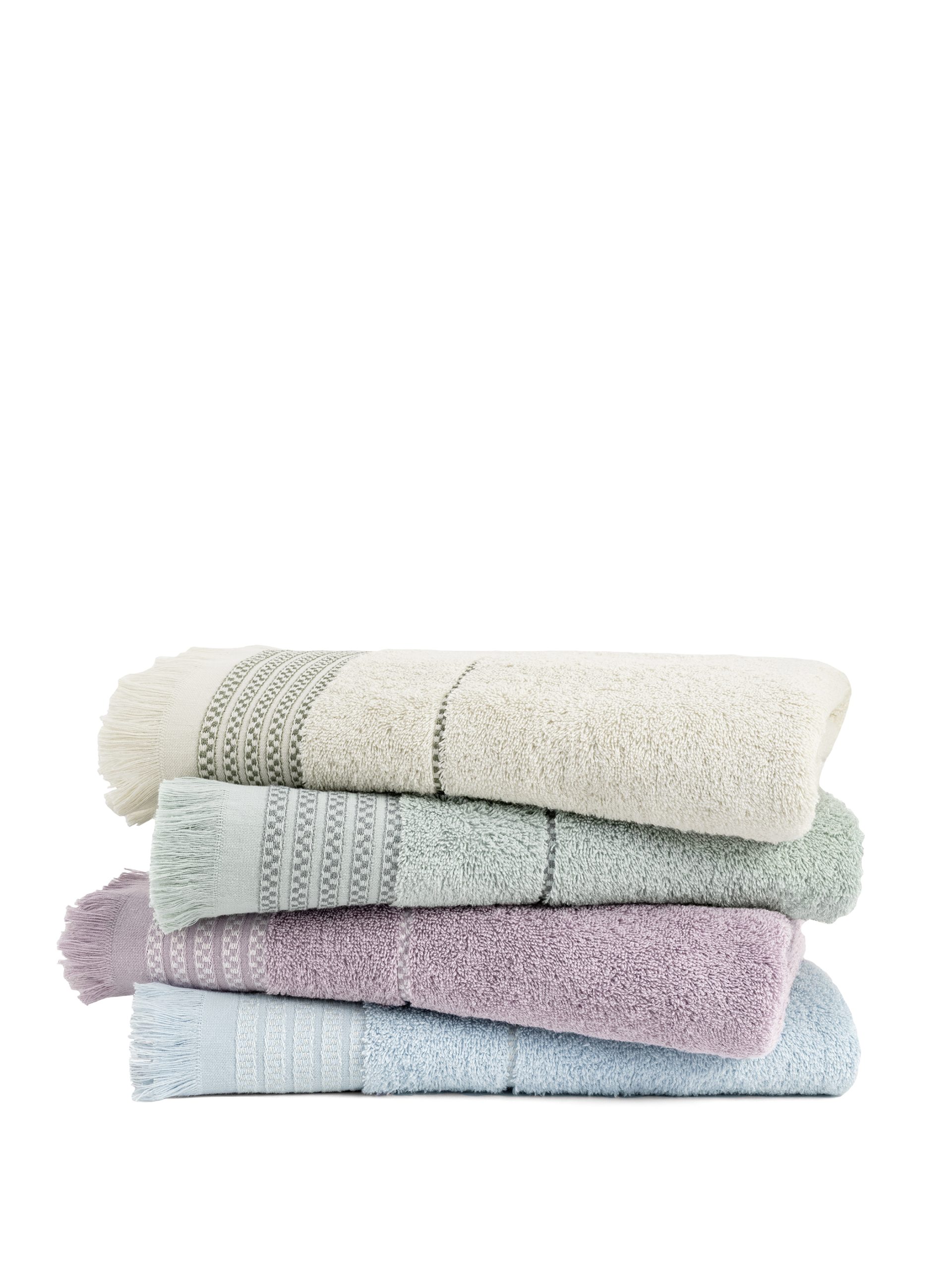 Nima Home Σετ Πετσέτες 3 Τμχ. 30x50 50x90 70x140 Plush Light Blue - Image 2