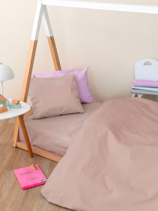 Palamaiki Σεντόνι Κούνιας Με Λάστιχο 70x140+20 Totem Moka - Image 8