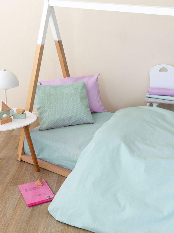 Palamaiki Σεντόνι Κούνιας Με Λάστιχο 70x140+20 Totem Mint - Image 8