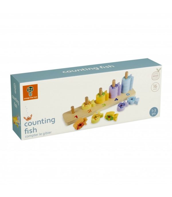 Orange Tree Toys Παιχνίδι Στοίβαξης και Μετρήματος Sea Life 10x30x5.5 - Image 4