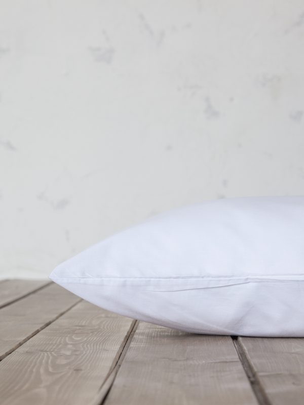 Nima Home Ζεύγος Μαξιλαροθήκες Ύπνου 52x72 Unicolors White - Image 4