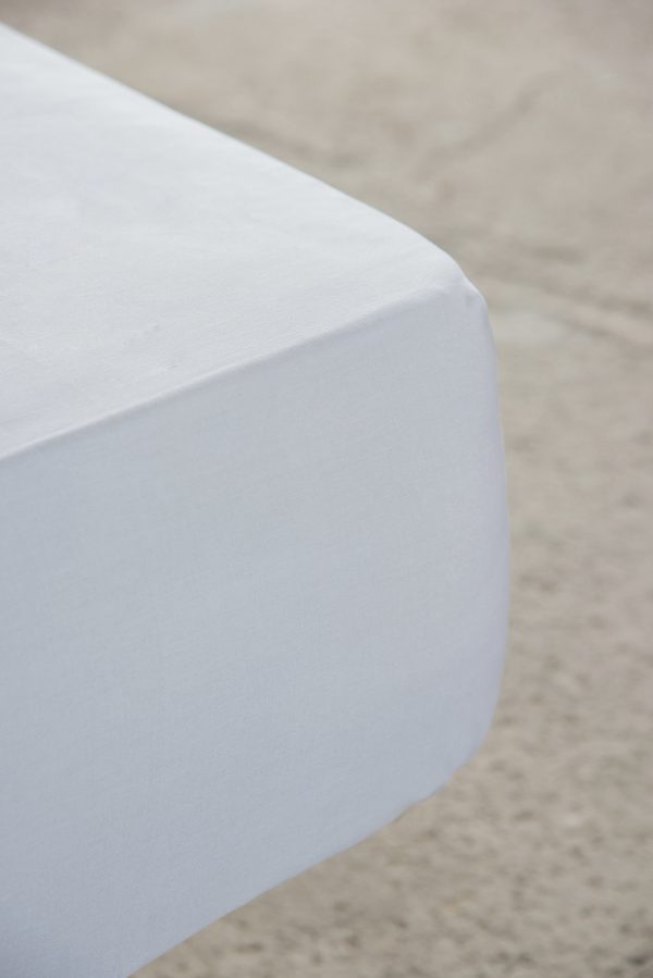 Nima Home Σεντόνι Ημίδιπλο Με Λάστιχο 120x200+32 Unicolors White - Image 4