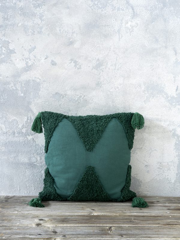 Nima Home Διακοσμητικό Μαξιλάρι 45x45 Amadeo Dark Green - Image 5