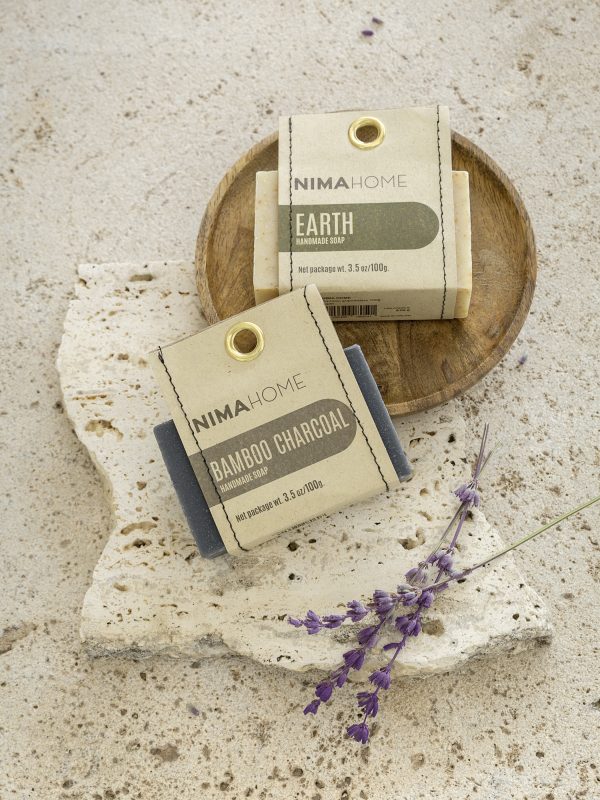 Nima Home Σαπούνι Χειροποίητο 100gr Bamboo Charcoal - Image 5