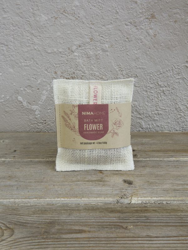 Nima Home Σαπούνι+Σφουγγάρι Απολέπισης 140gr Wash Pad - Flower - Image 5