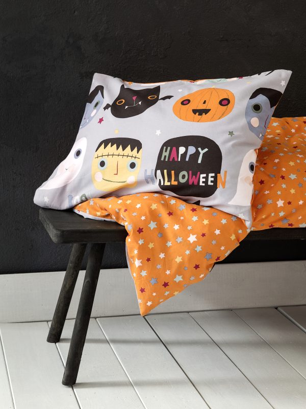Nima Kids Σετ Σεντόνια Μονά 170×255 Happy Halloween - Image 5