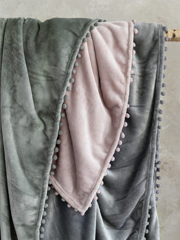 Nima Home Ριχτάρι Fleese Τριθέσιου 180x300 Macia Gray - Image 4