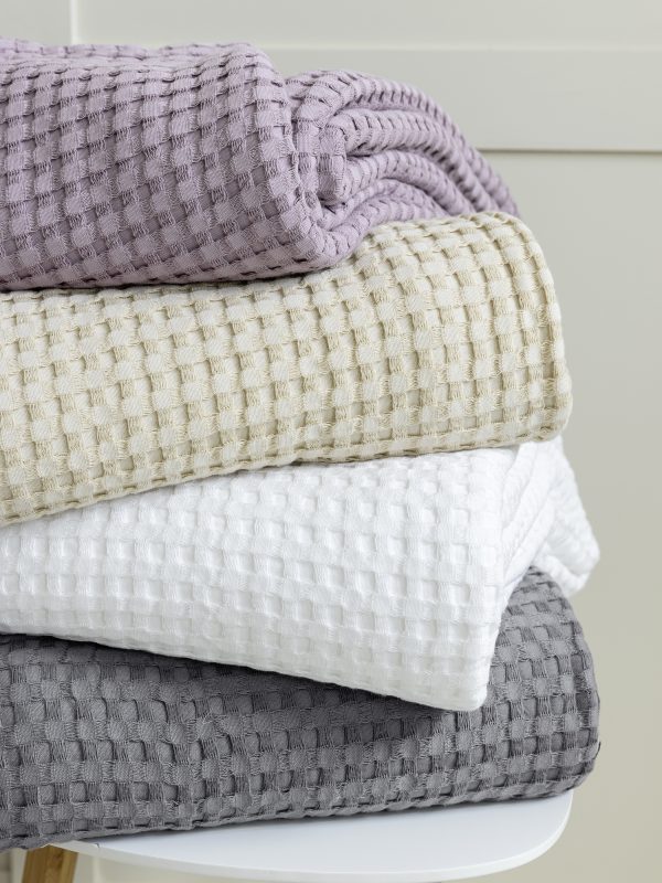 Nima Home Κουβέρτα Βαμβακερή Υπέρδιπλη 220x240 Comfy Snow White - Image 4