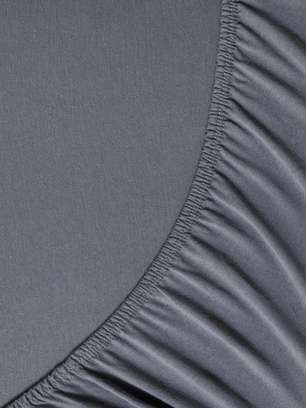 Nima Home Σεντόνι Υπέρδιπλο Με Λάστιχο 160x200+40 Tender Dark Gray - Image 4