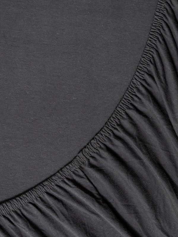 Nima Home Σεντόνι Ημίδιπλο Με Λάστιχο 120x200+40 Tender Black - Image 4