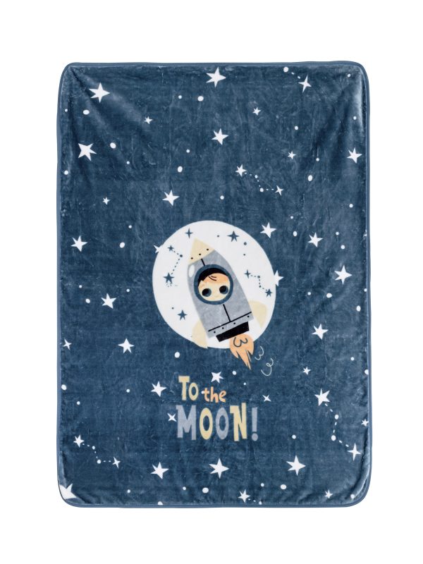 Nima Kids Κουβέρτα Βελουτέ Μονή 160x220 To The Moon - Image 4