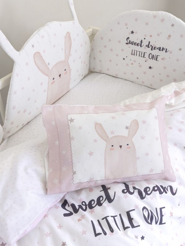 Nima Baby Σετ Παπλωματοθήκη Κούνιας 110x145 Lovely Bunny - Image 4