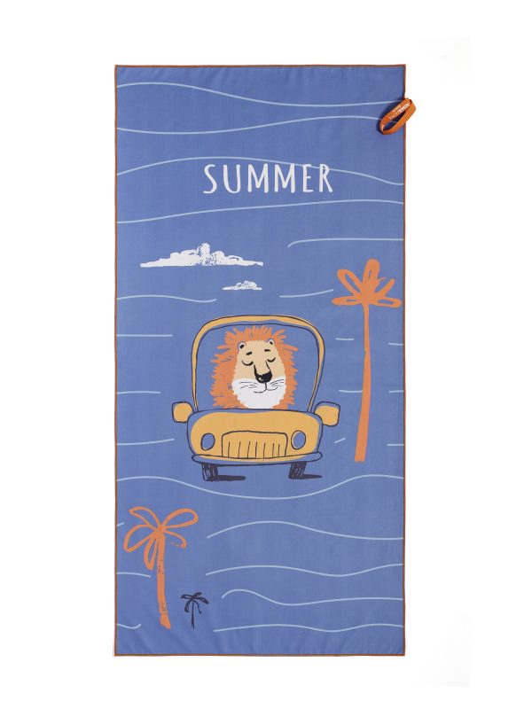 Nima Kids Πετσέτα Θαλάσσης 70x140 Micro Lion Trip - Image 4