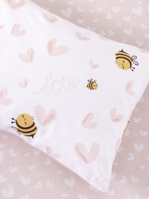 Kocoon Baby Σετ Παπλωματοθήκη Κούνιας 110x145 Bee Love - Image 4