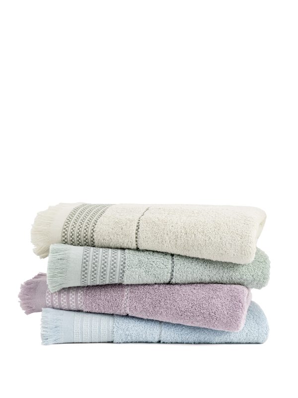 Nima Home Σετ Πετσέτες 3 Τμχ. 30x50 50x90 70x140 Plush Light Blue - Image 4
