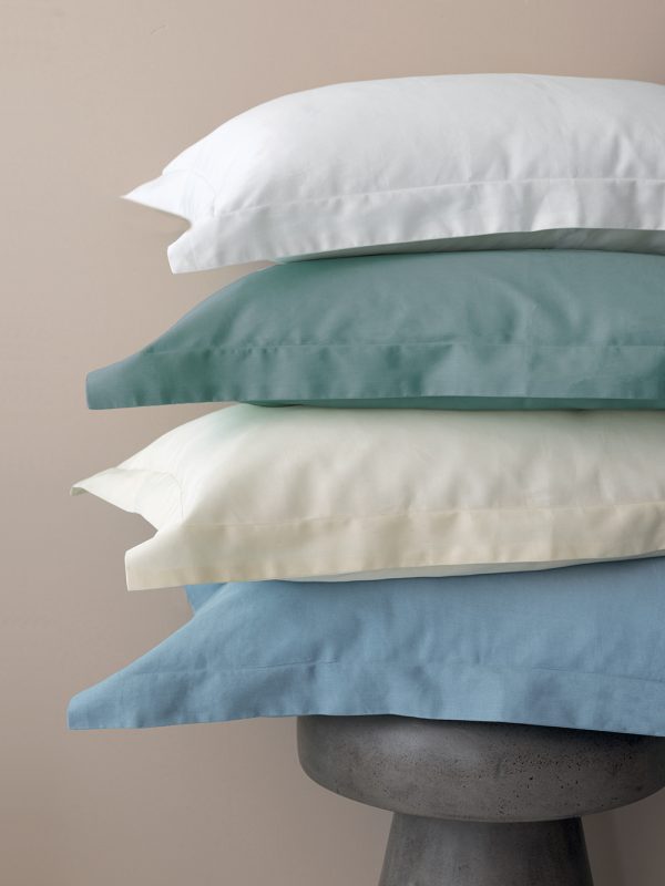 Palamaiki Ζεύγος Μαξιλαροθήκες Ύπνου 52x75 Posh Sateen White - Image 5