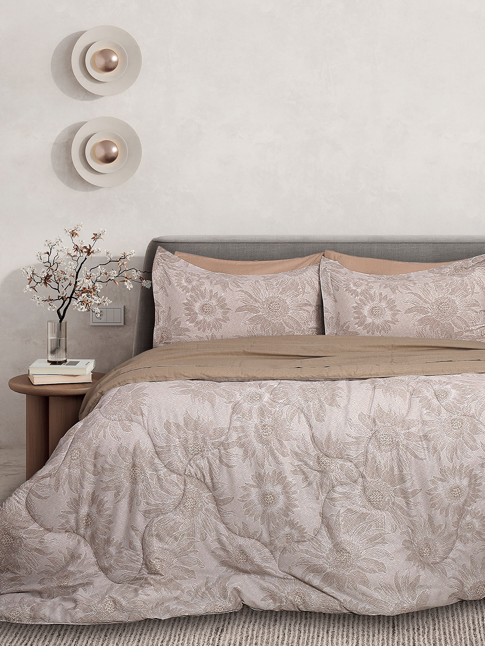 Palamaiki Σετ Πάπλωμα 230x250, & Σεντόνια Υπέρδιπλα 230x260 Bed In A Bag B0695 - Image 2