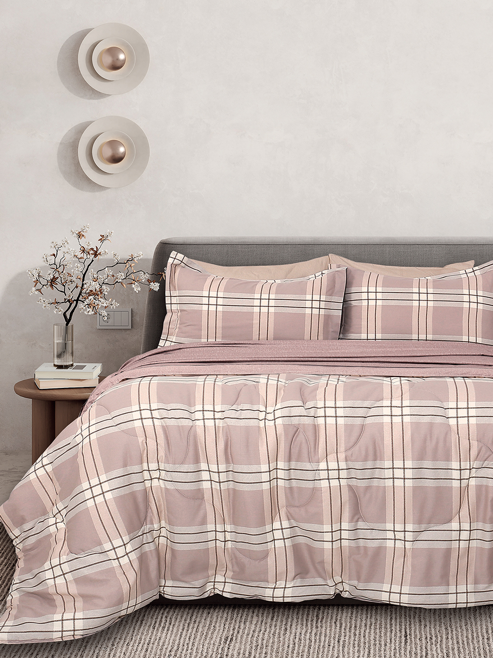 Palamaiki Σετ Πάπλωμα 230x250, & Σεντόνια Υπέρδιπλα 230x260 Bed In A Bag B0697