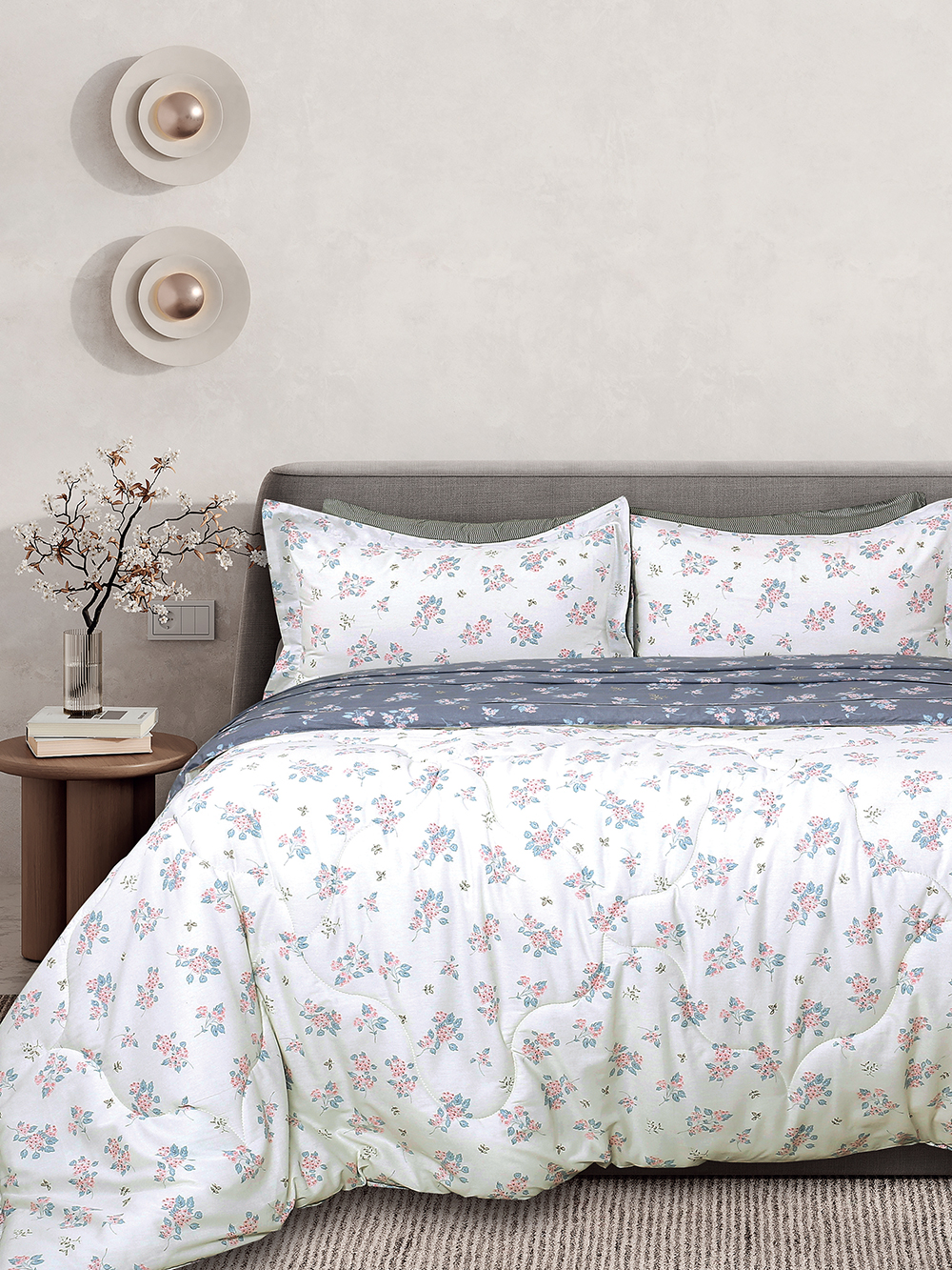 Palamaiki Σετ Πάπλωμα 230x250, & Σεντόνια Υπέρδιπλα 230x260 Bed In A Bag B0700 - Image 2