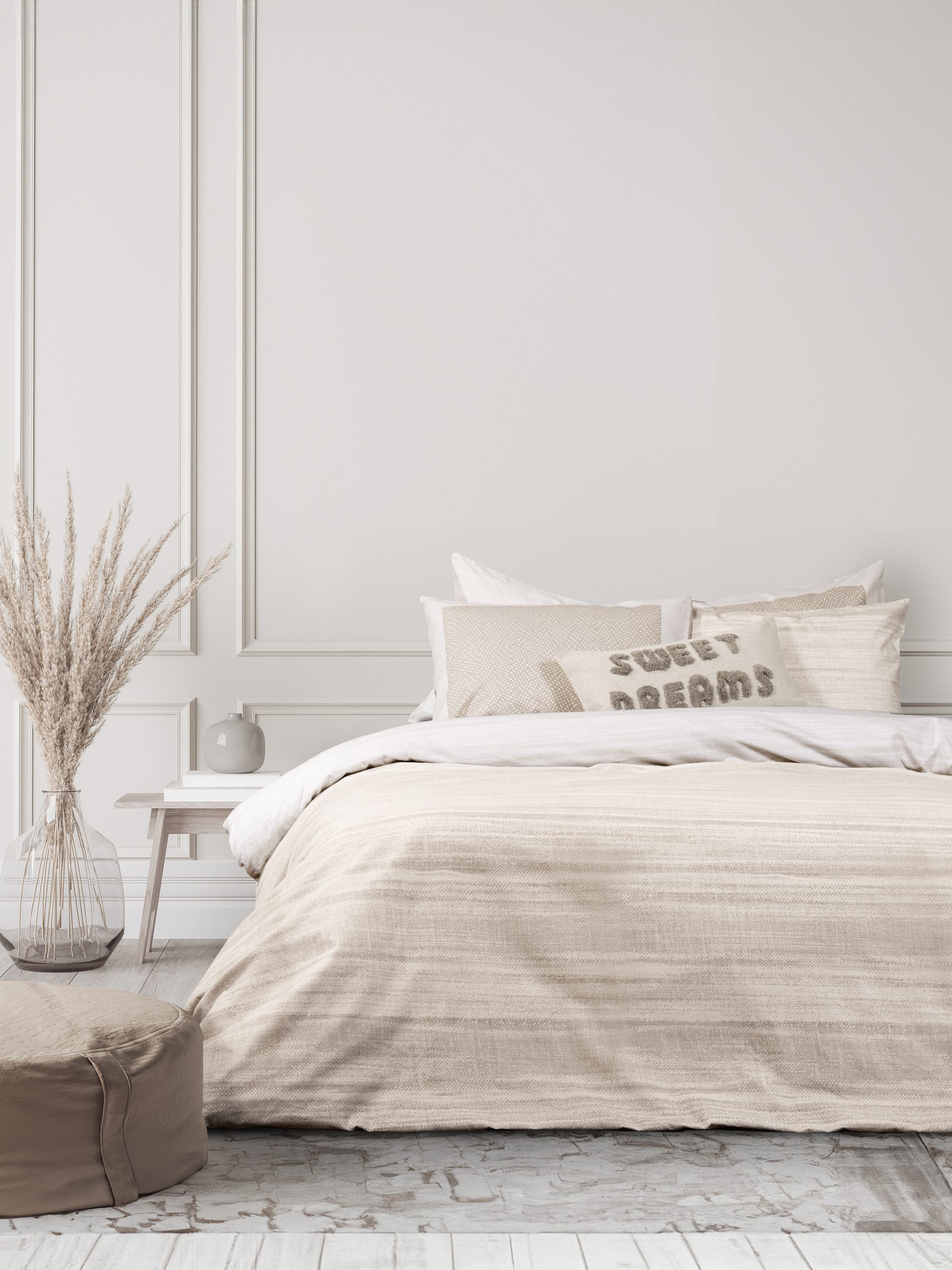 Nima Home Σετ Σεντόνια Φανελένια Υπέρδιπλα Με Λάστιχο 160x200+32 Venity