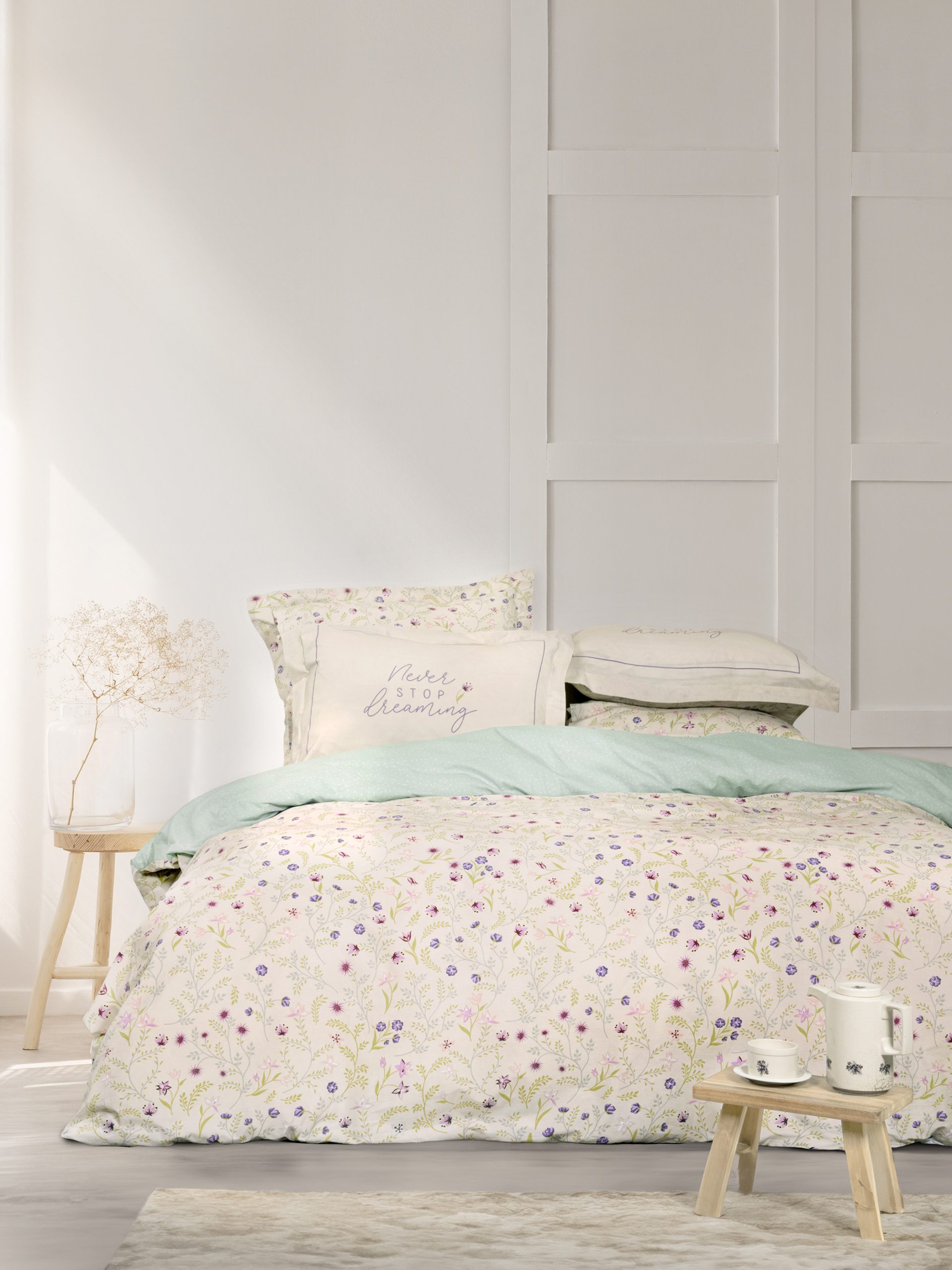 Nima Home Σετ Σεντόνια Ημίδιπλα 185x260 Dream Garden